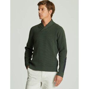 NWT Aether Apparel Gamma Cotton Cashmere Shawl Collar Sweater XXL